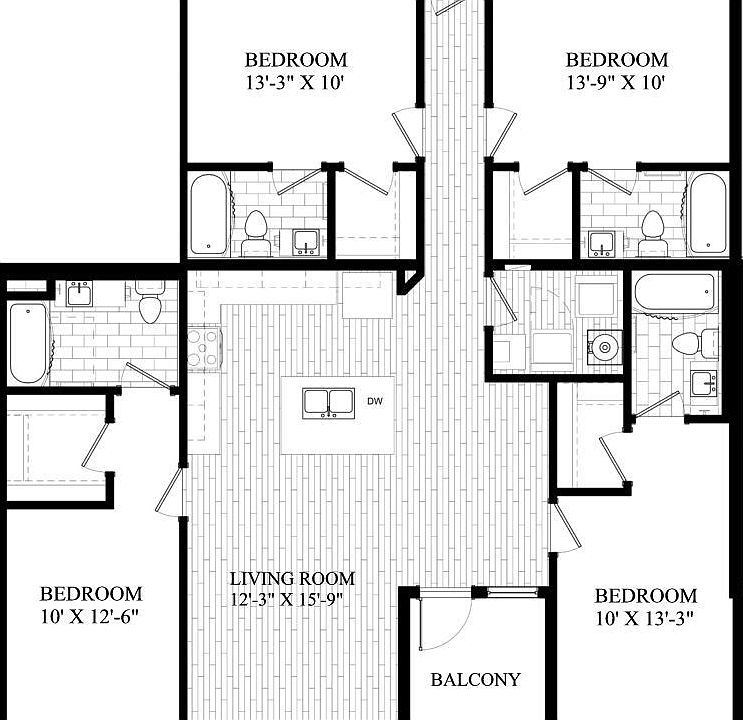 1st image of 219 NW 19th St #4B-4Ba-1549Sqft