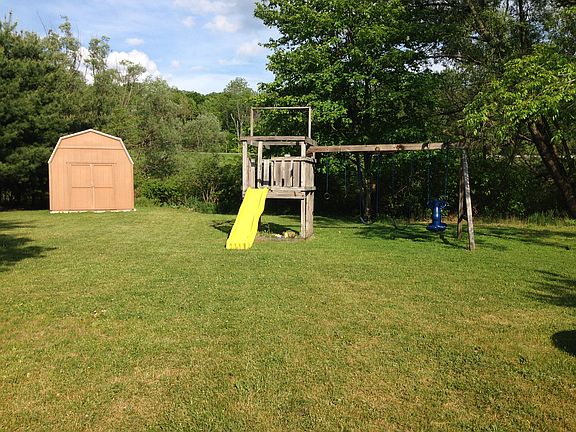 Large back yard