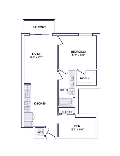 Floor plan A12D - North Tower