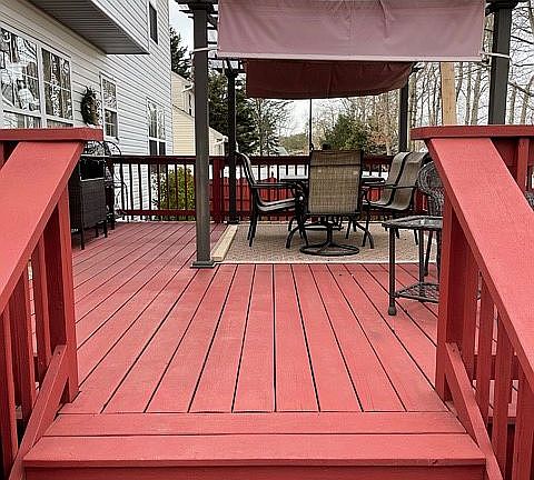 Back yard deck
