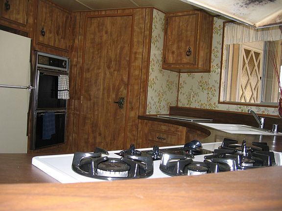Double oven, fridge and seperate stove top