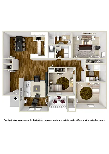 Floor plan Three Bedroom