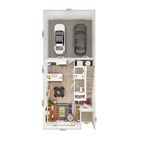 Floor plan Ascent 3 x 2.5 A