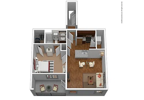 Floor plan A1G - Attached Garage Included