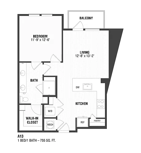 Floor plan A13