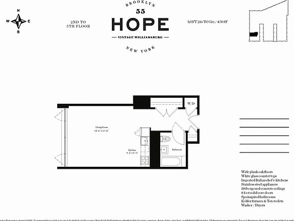 2nd image of 53 Hope St Unit 216