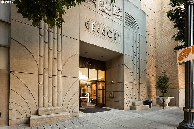 Impressive building entry