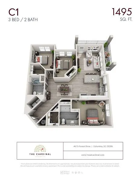 Floor plan C1