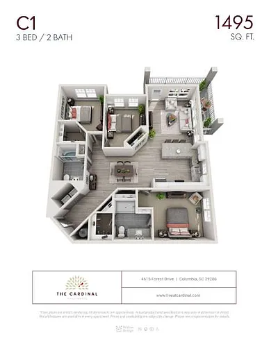 Floor plan C1