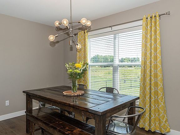 Great view in dining room