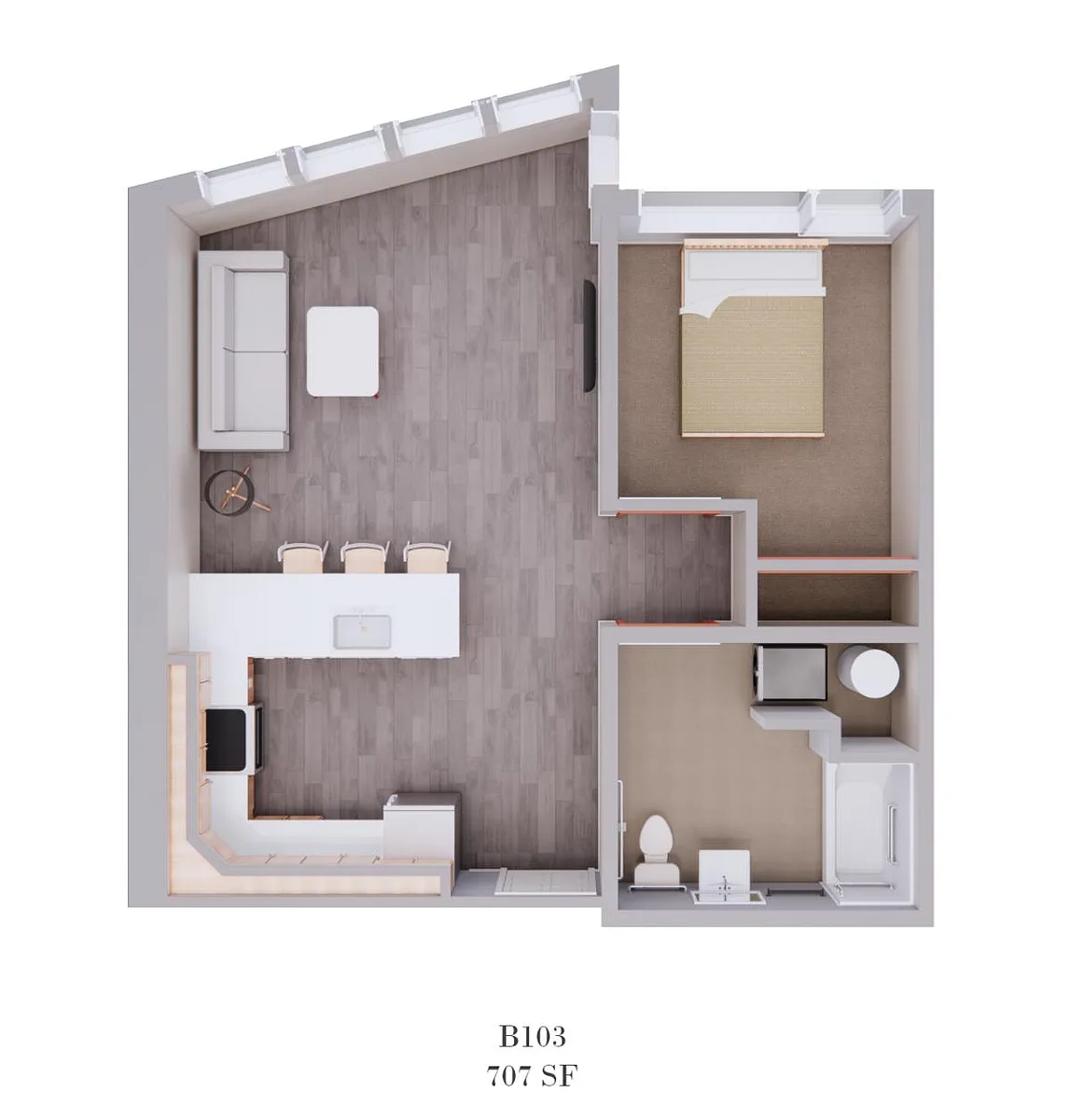 Floor plan B103