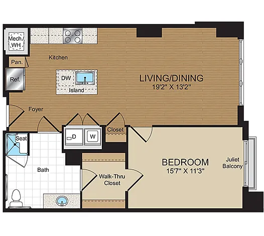 Floor plan A1b-ANSI