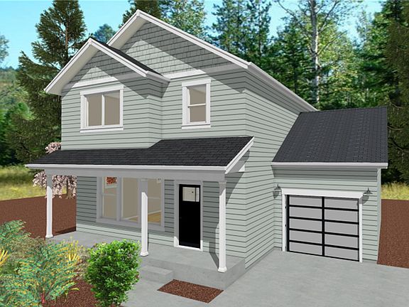 The 1657 1-Car Exterior Rendering