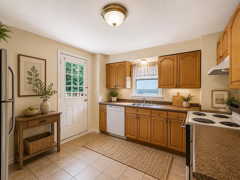 Kitchen Virtually Staged