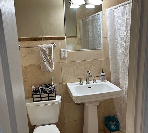 En suite bathroom