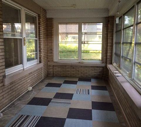 Enclosed front porch