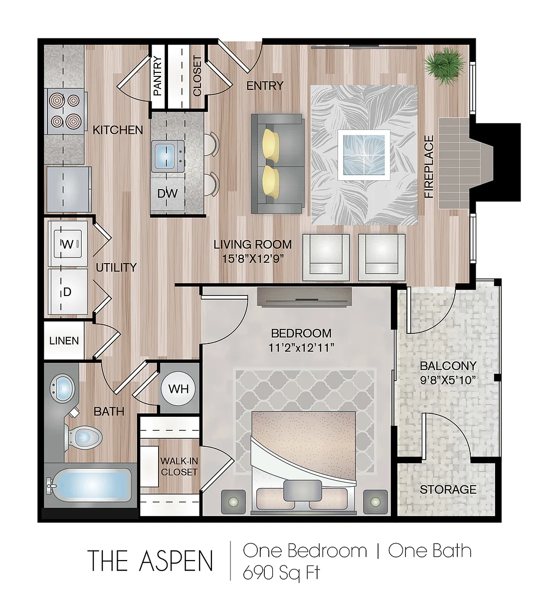 Floor plan The Aspen