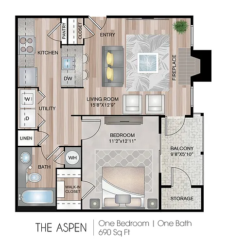 Floor plan The Aspen