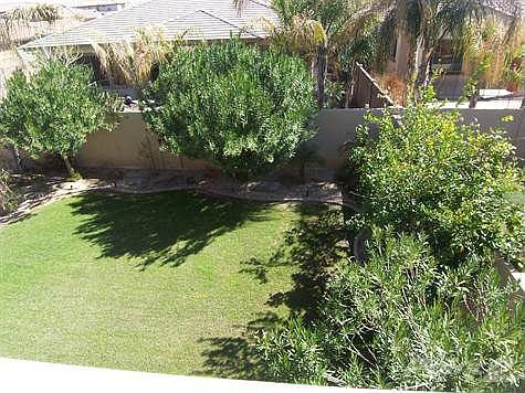 Backyard from upper deck