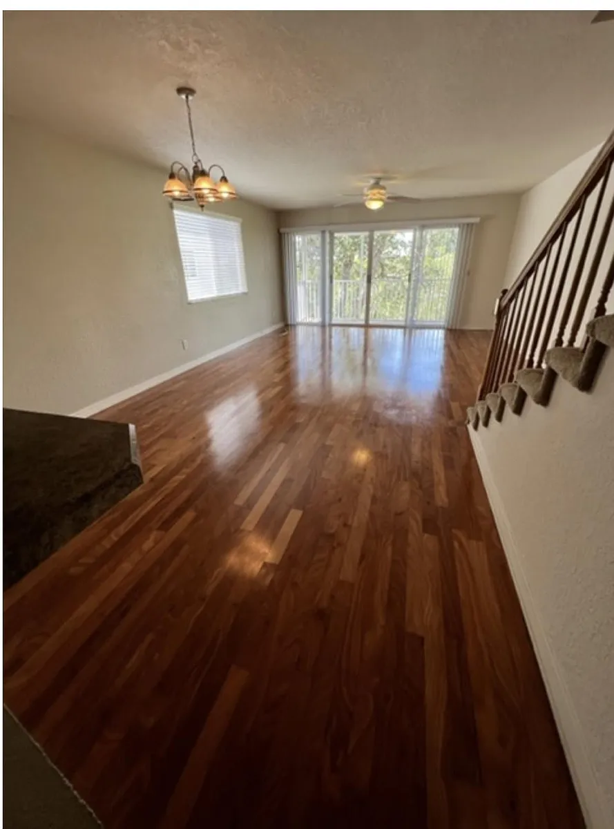 Dinning and Living over Brazilian Cherrywood floors leads to spacious waterfront balcony - 9910 Indian Key Trl