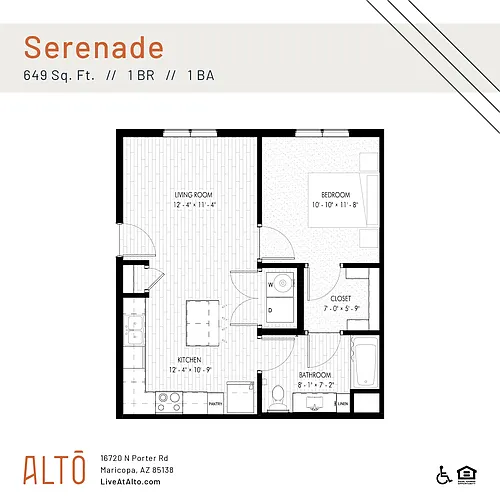 Floor plan Serenade