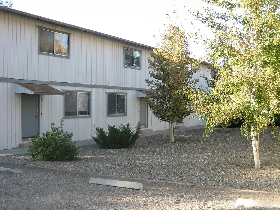 Exterior view. Each apartments has private outdoor entrance.