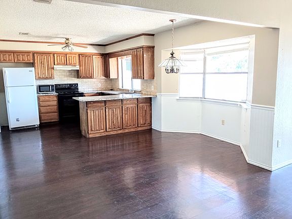 Dining area and kitchen