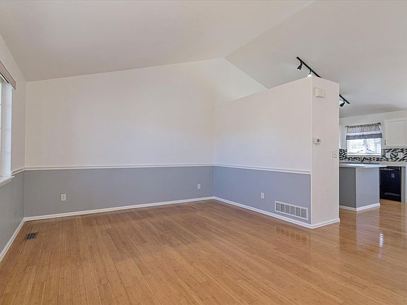 Living Room with Vaulted Ceiling