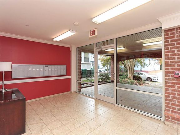 Lobby with mailboxes