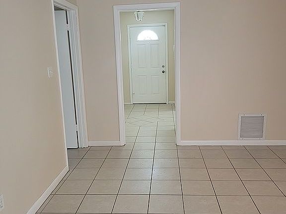 Family room view of foyer
