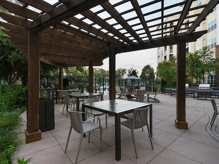 Hunt Valley - Courtyard with ample seating and firepit