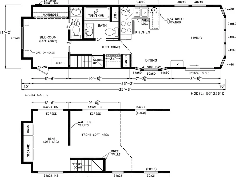 Eagle II Floorplan Eagle II Floorplan