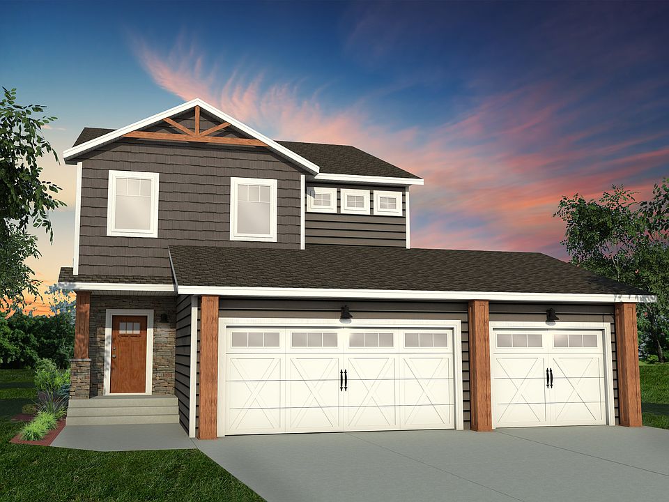 2086 Craftsman Elevation 3-Stall Upgraded Exterior
