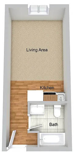 Floor plan Studio