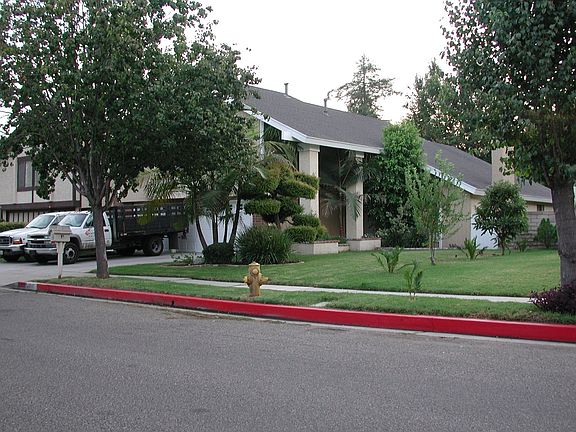 tree lined culdesac