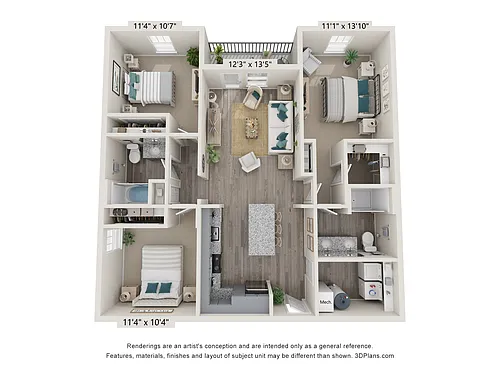 Floor plan C1
