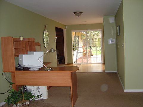 Front door looking in