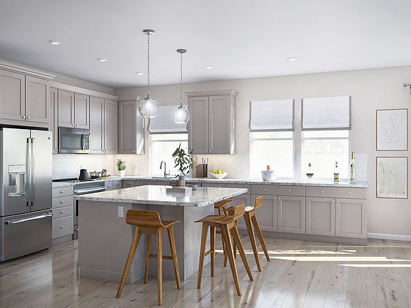 Striking kitchen with island