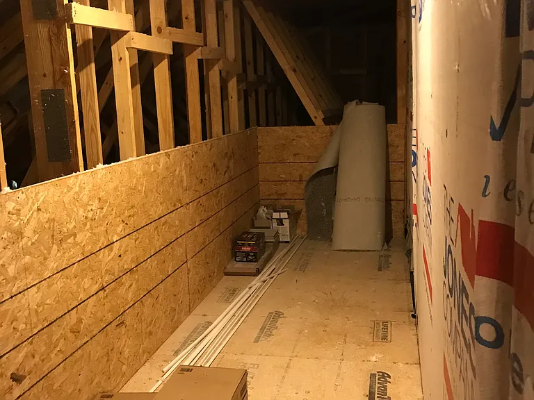 Unfinished Storage Room