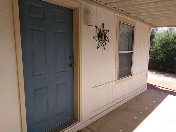 Covered entry and patio
