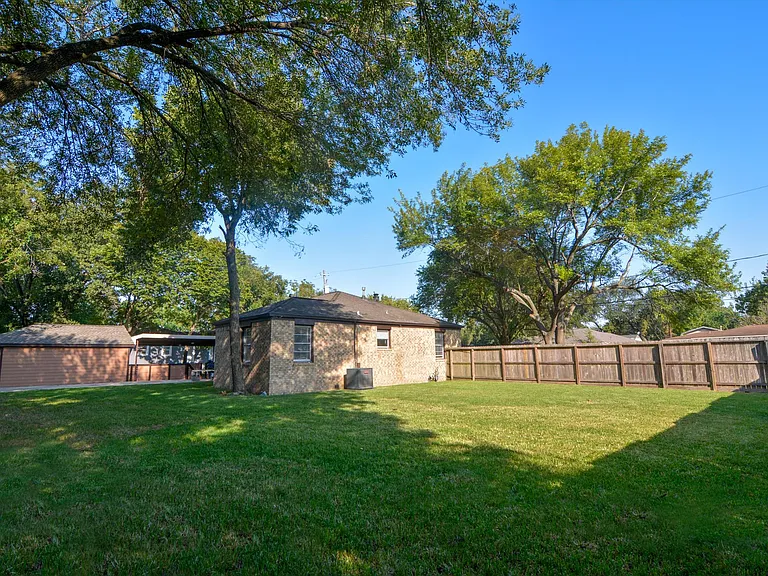 a big backyard