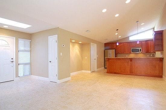 Kitchen and Living room view