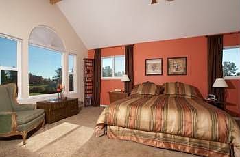 Master Bedroom, high ceilings and views