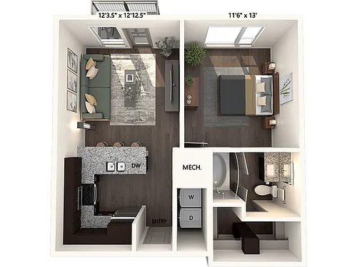 Floor plan A1-610-E
