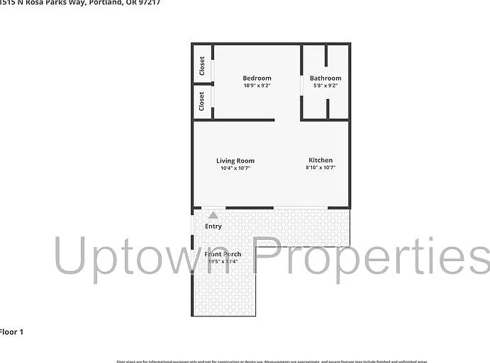 1 bed, 1.0 bath, 381 sqft, $1,295 — Photo 4