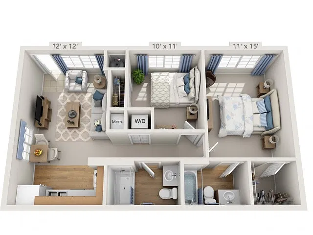 Floor plan Ronstadt