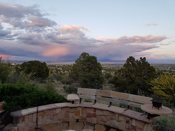 built in around firepit