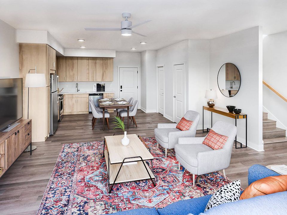 Kitchen and Living Room Areas