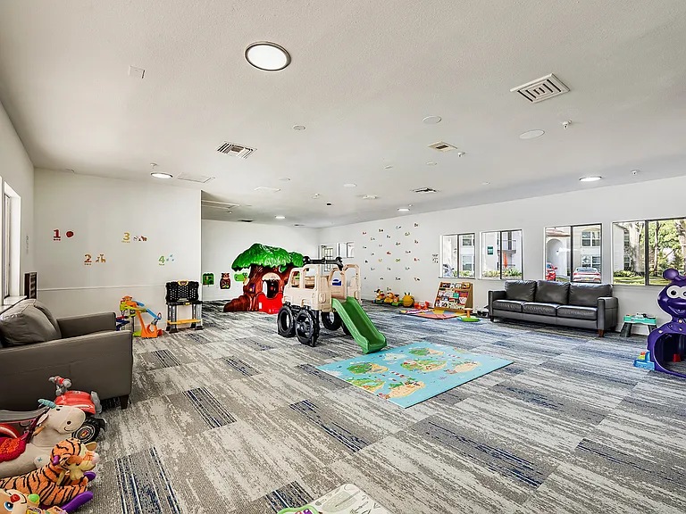Expansive community playroom