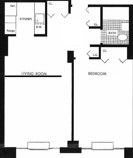 1st image of 330 W 56th St APT 5J